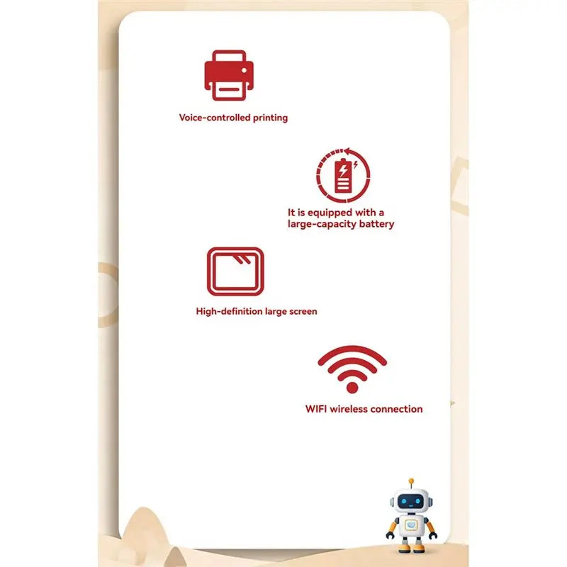 Revolutionary AI Voice Sticker Printer - Your Portable Thermal Label Maker for Creative Labeling and Organization