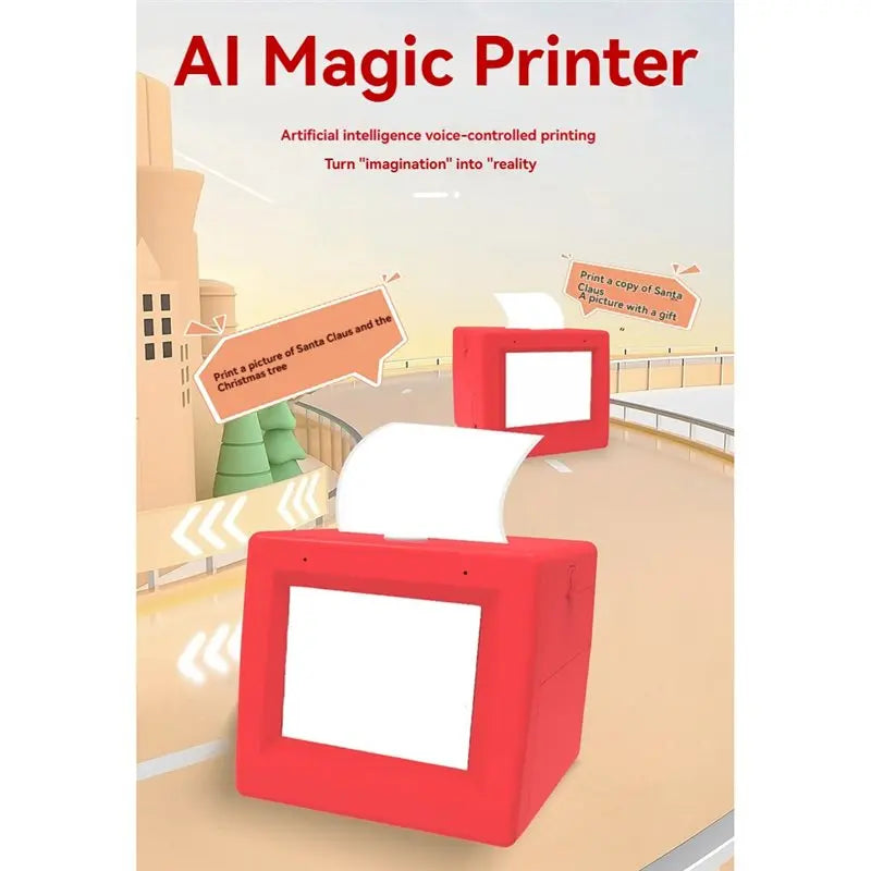 Revolutionary AI Voice Sticker Printer - Your Portable Thermal Label Maker for Creative Labeling and Organization